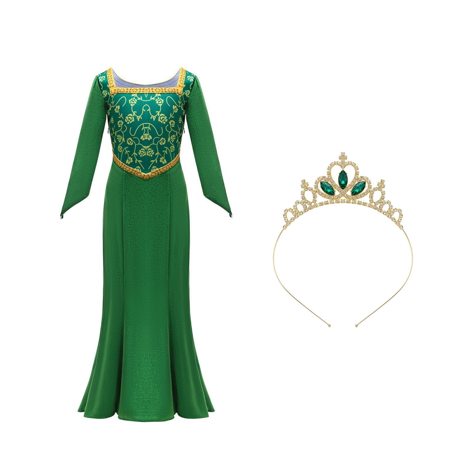 Princess Fancy-Dress Costume with Accessories for Girls Halloween ...