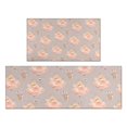 thumbnail image 1 of Princess Flower Dress Pattern Kitchen Rugs Sets Of 2,Anti Fatigue Kitchen Mat Rugs Non Slip Washable,Decorative Kitchen Floor Mats for Kitchen,Sink,Laundry,17"x30"+17"x47", 1 of 7