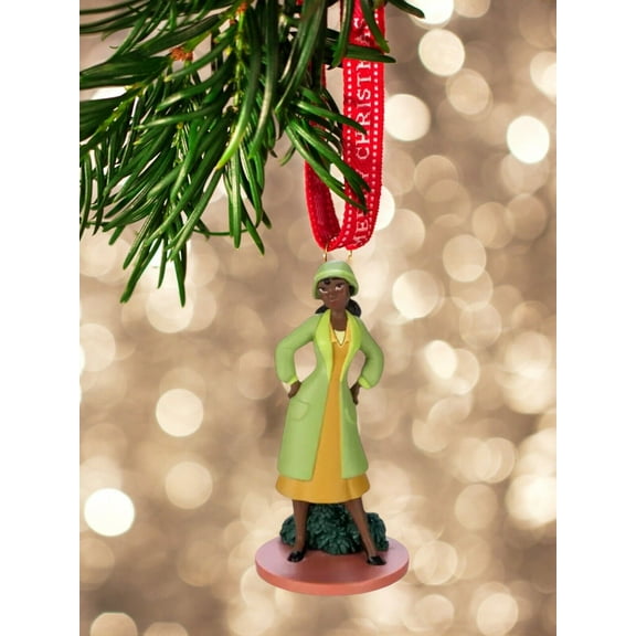 Princess & Frog Tiana in working clothes Ornament PVC Figure Charm 3 Figurine