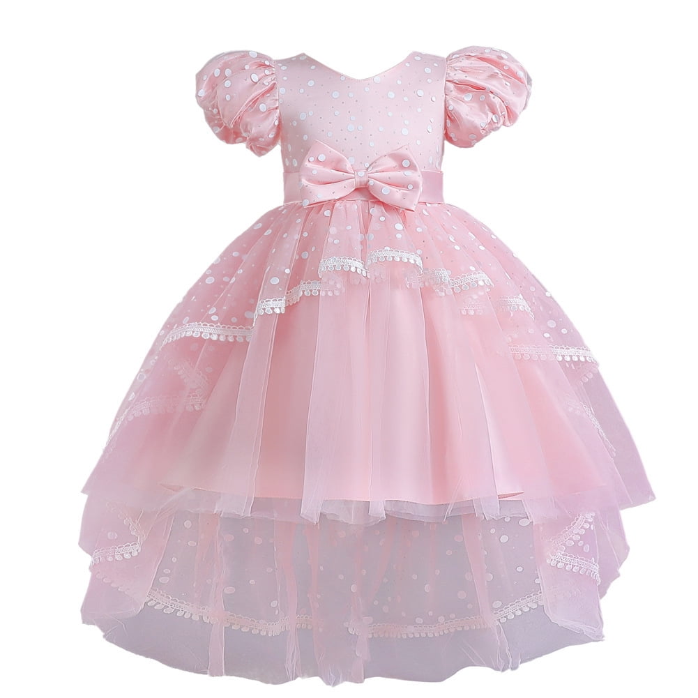 Elegant Girls Dress Suspender Princess Dress Girls Birthday Party Dress