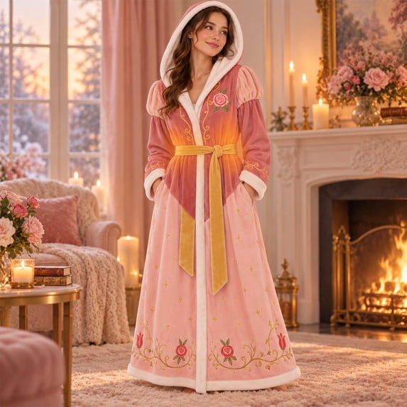 Princess Robe Fancy Princess Heated Robe for Women, Adjustable Temperature Wearable Heated ...