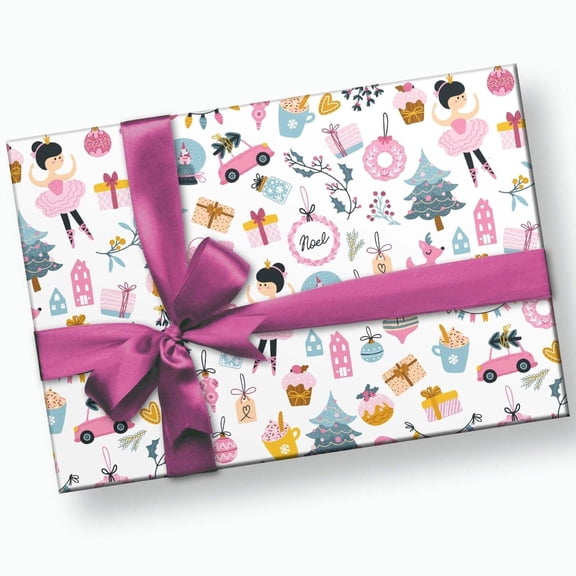 Princess Holiday Wrapping Paper