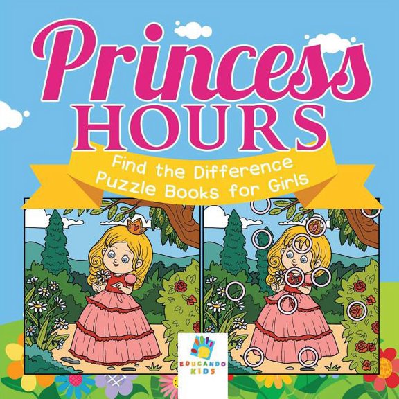 Princess Hours Find the Difference Puzzle Books for Girls, (Paperback)