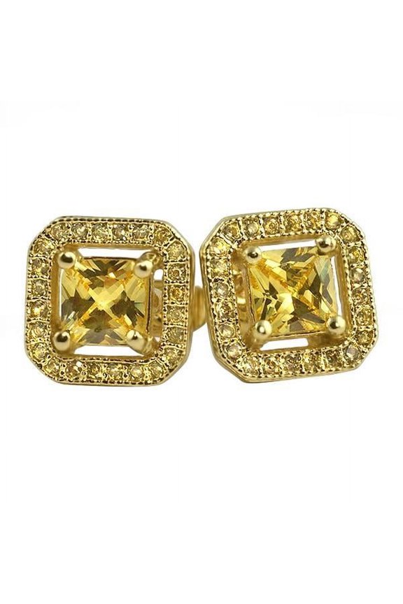 Princess Ice Island Micro Pave Iced Out Earrings