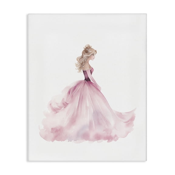 Stupell Industries Princess Joy Ballgown Canvas Wall Art, design by Christine Simpson Art