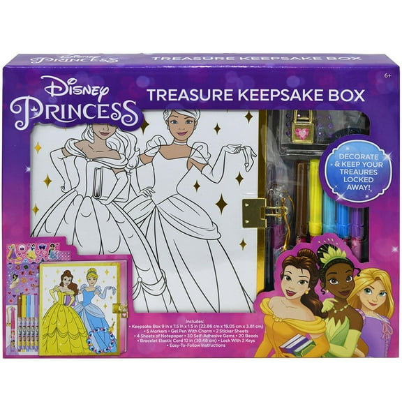 Princess Keepsake Box with Stationery in Box