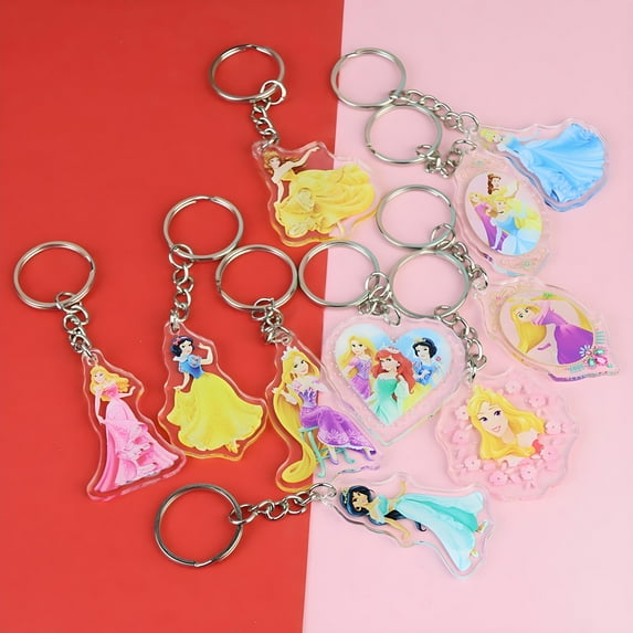 Princess Keychain - Anime Figure Key Pendant - Men Women Keyring