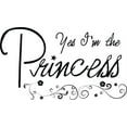 thumbnail image 1 of Princess Kids Girls Bed Room Picture Art 15"x20"- Peel & Stick Vinyl Wall Decal Sticker, 1 of 2