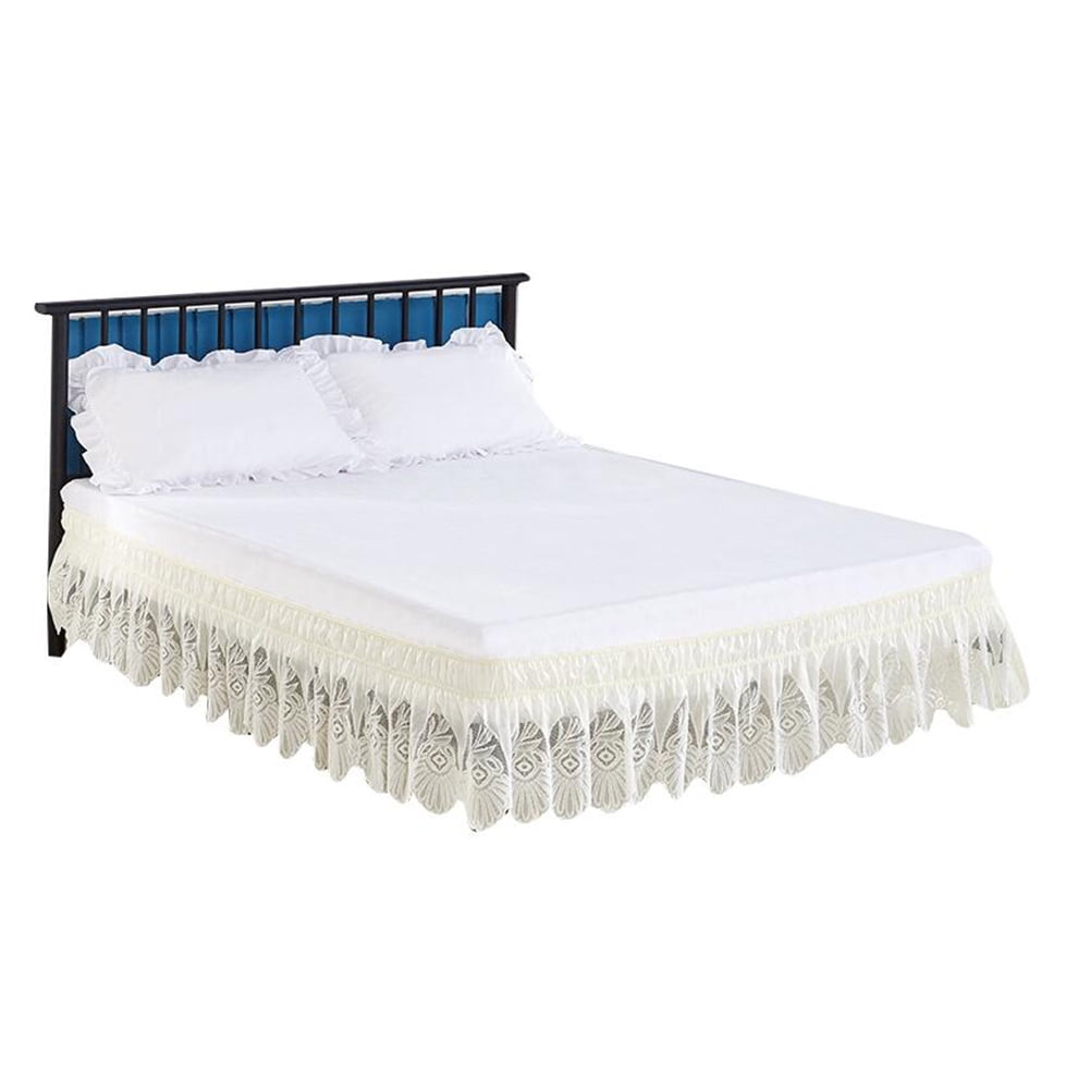 Princess Lace Bed Skirt Elastic Bed Skirt Wrap Bed Skirt