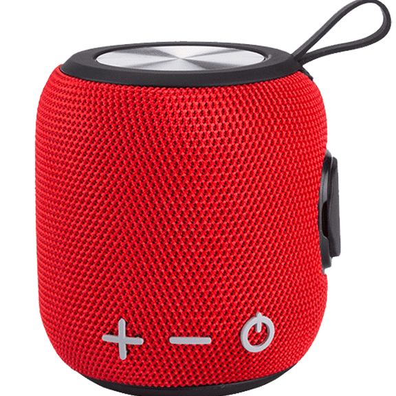 Princess Lei Fabric Wireless Bluetooth Speaker Red Small Portable Subwoofer QR Code Payment Sound Waterproof Drop Resistant Long Endurance Compatible with Phones and Computers