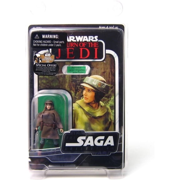 Star Wars Saga Series Princess Leia Organa in Combat Poncho