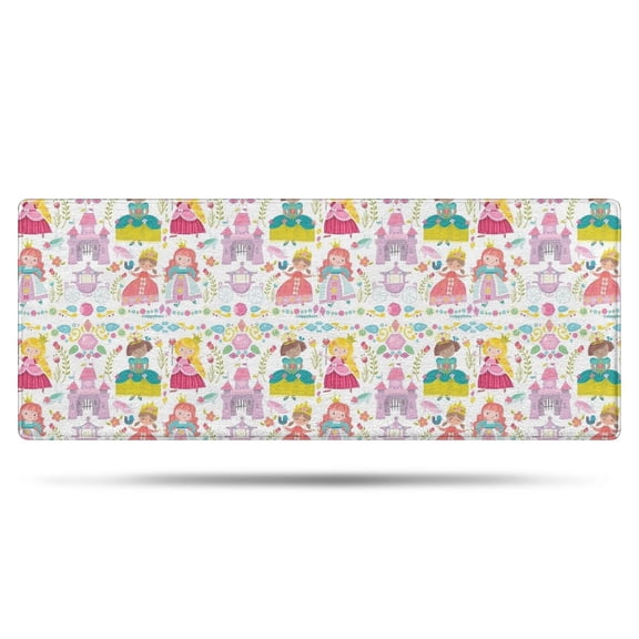 Princess Magic Pattern Bathroom Rugs Mat,Non Slip Microfiber Bathroom Rug,Rubber Backing,Soft Bathroom Mats for Bathroom Floor,Tub and Shower,60x24in(150x60cm)