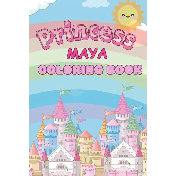 Princess Maya: Princess Maya Coloring Book., (Paperback)