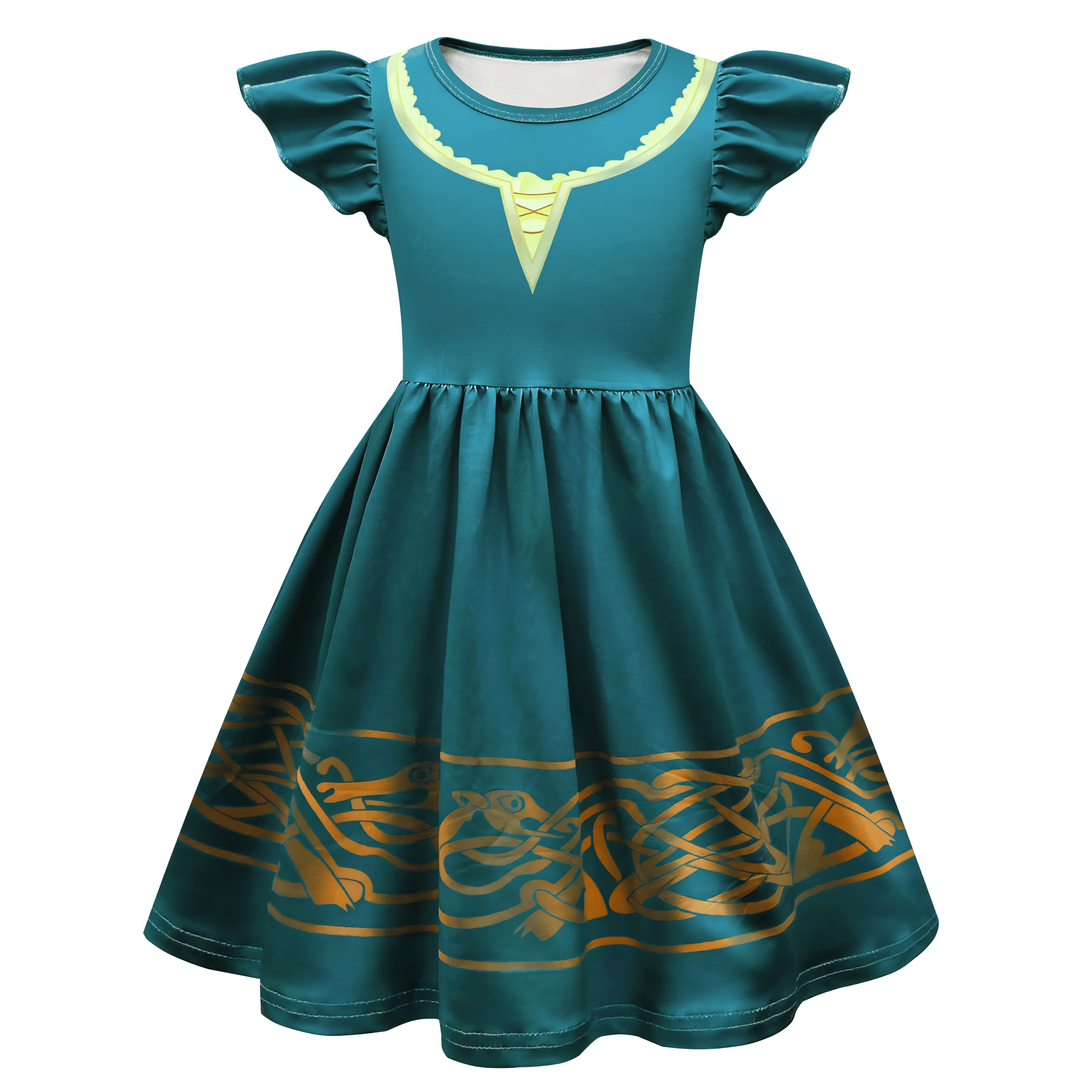 is merida's dress blue or green Merida Brave Disney Pixar Blue Princess Dress