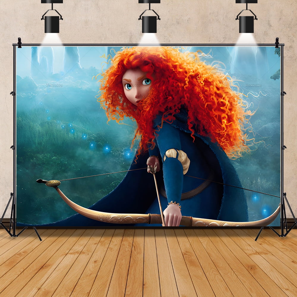 Princess Merida Party Decorations, 5x3FT Princess Merida Theme Happy ...