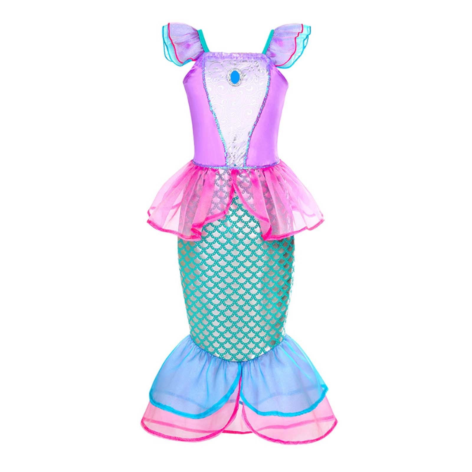 Dressy Daisy Flip Sequin Unicorn Dress For Toddler Girls - Rainbow Tulle Skirt Birthday Outfit
