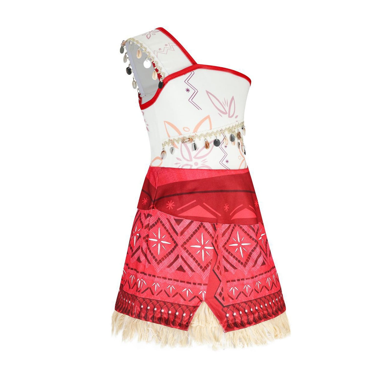 Princess Moana Dress With Cape Girls Cosplay Costumes Movie Character