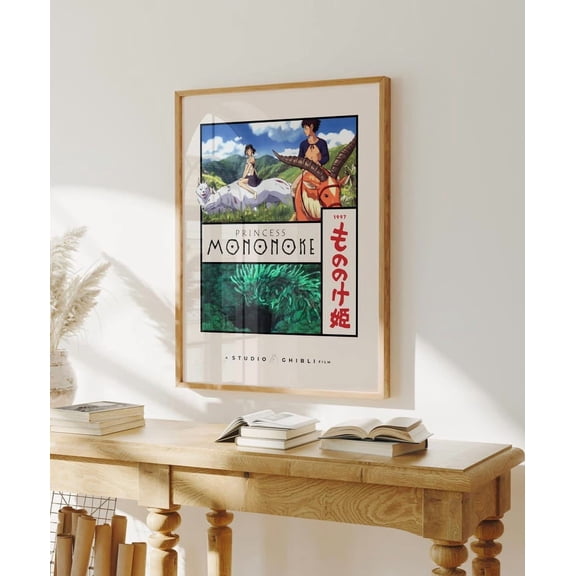 Princess Mononoke Print Studio Ghibli Poster Anime Wall Art Decor 8x12 UNFRAMED