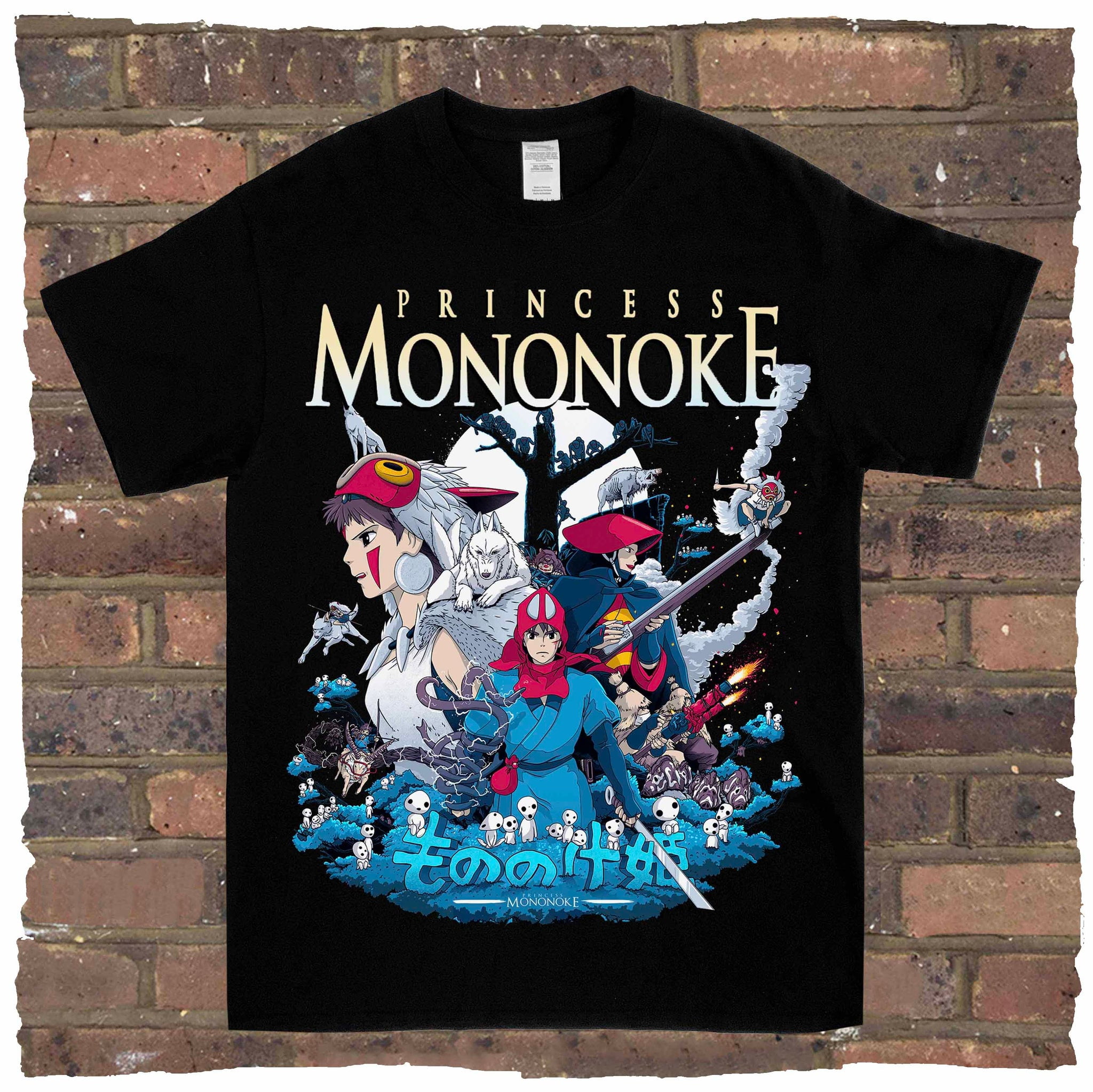 Princess Mononoke T-Shirt  Up to size 4XL Up to size