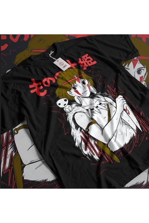 Princess Mononoke anime t-shirt,, new, HOT HOT- unisex,!! new,!!! new-art. hot