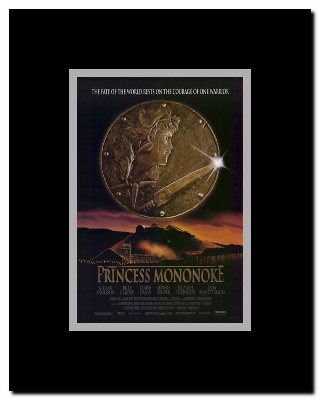 Princess Mononoke c.1998 - style A Framed Movie Poster