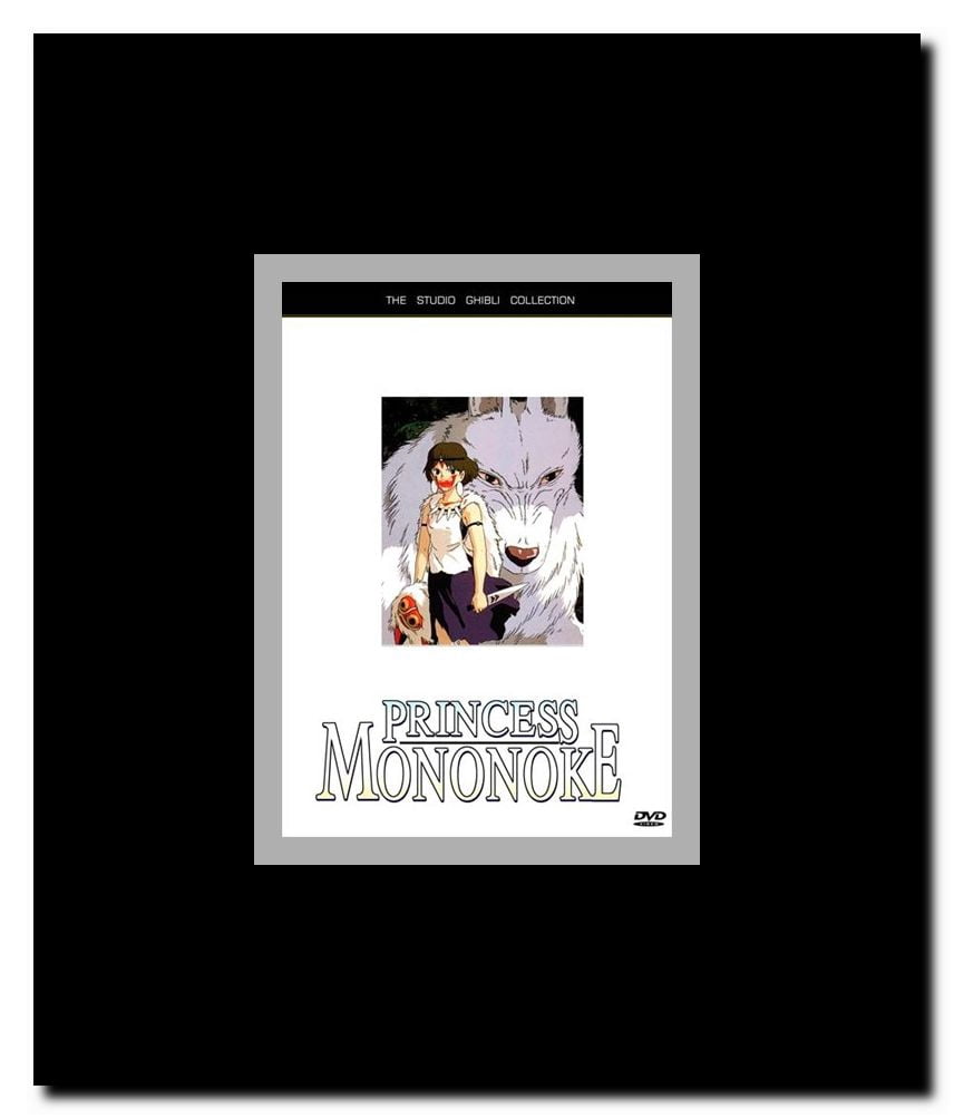 Princess Mononoke c.1998 - style F Framed Movie Poster