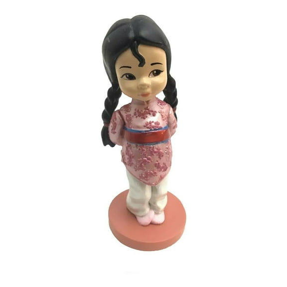 Princess Mulan Toddler Baby Animator Cake Topper Pvc Figure Figurine 3 Rare New