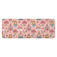 thumbnail image 1 of Princess Mushroom Castle Pattern Kitchen Rug Mat,Kitchen Runner Rugs Non Skid Washable,Decorative Kitchen Floor Mats for Kitchen,Sink,Laundry,17"x47.2", 1 of 7