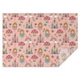thumbnail image 1 of Princess Mushroom Castle Pattern Rectangle Tablecloth 60"x84",Waterproof Polyester Rectangle Table Cloth, Wipeable Spillproof Polyester Tablecloth for Dining, Camping, Indoor and Outdoor, 1 of 5