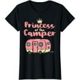 thumbnail image 1 of Princess Of Camper Camping Van Trailer RV Women Kids Girls T-Shirt, 1 of 4
