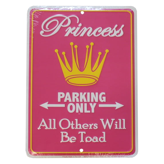 Princess Parking Sign (crown)
