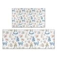thumbnail image 1 of Princess Pattern Kitchen Rugs Sets Of 2,Anti Fatigue Kitchen Mat Rugs Non Slip Washable,Decorative Kitchen Floor Mats for Kitchen,Sink,Laundry,17"x30"+17"x47", 1 of 7