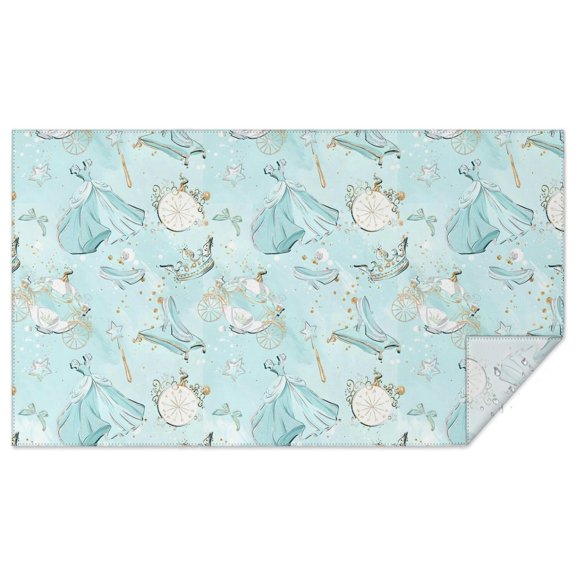 Princess Pattern Rectangle Tablecloth 60"x102",Waterproof Polyester Rectangle Table Cloth, Wipeable Spillproof Polyester Tablecloth for Dining, Camping, Indoor and Outdoor