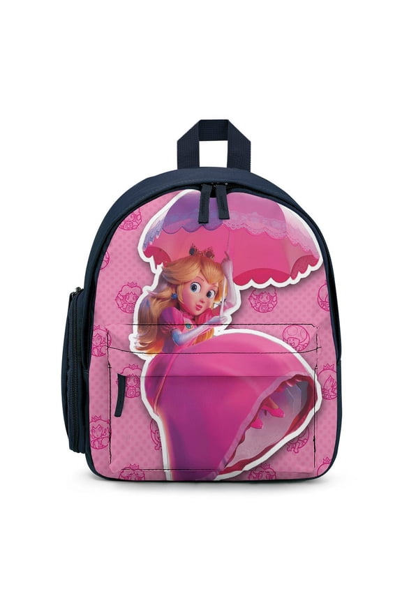 Princess Pea-ch Lightweight Backpack Small Shoulder Bags Bookbag Daypack Backpacks