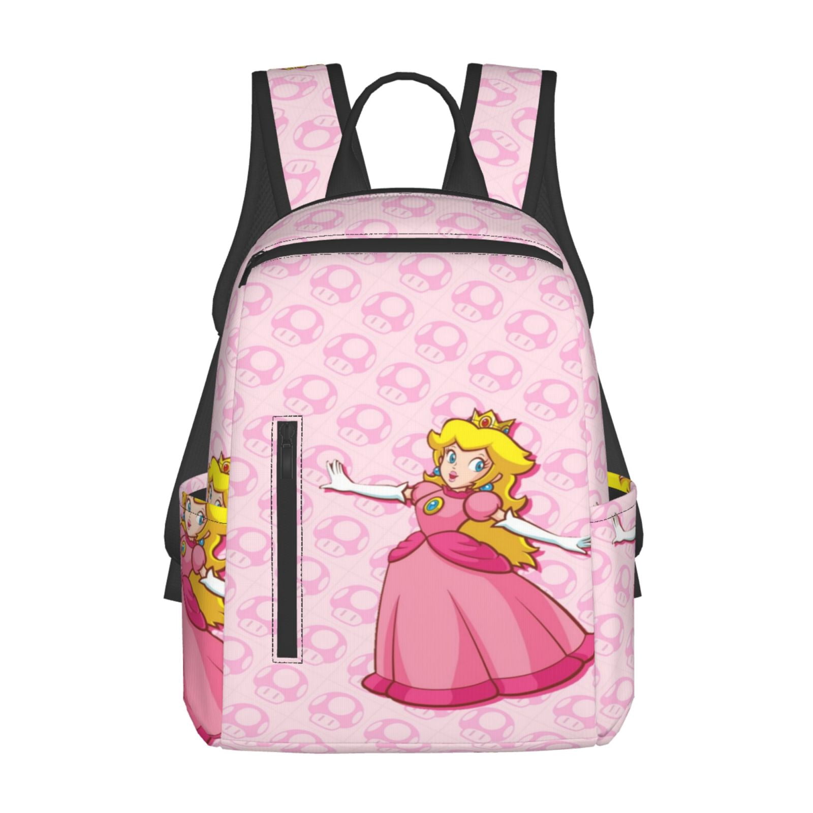 School Bags Backpack Set Teen Girls Bookbag With Lunch Box Bag And Pencil Case For 14inch Laptop - Big Floral