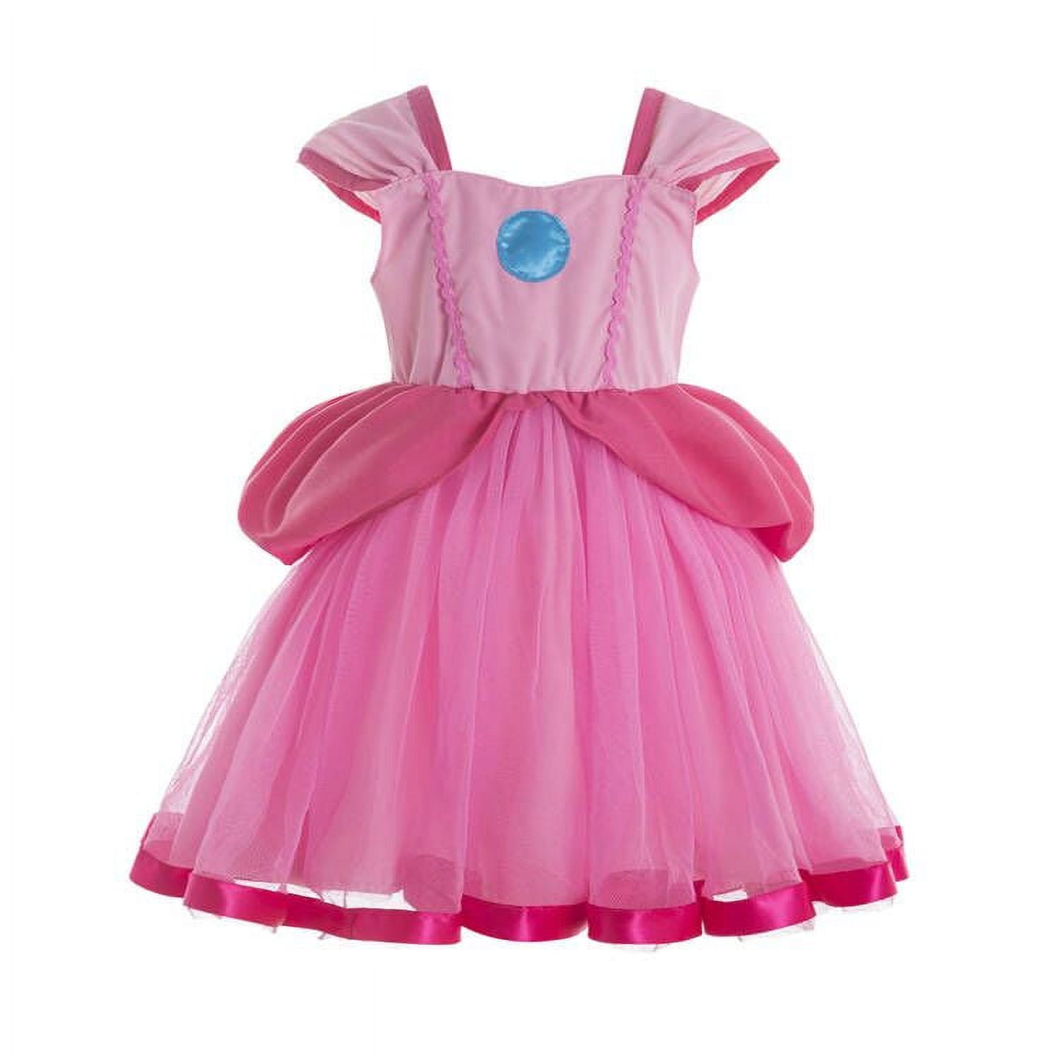 Princess Peach costume apron for women, Princess Peach dress up