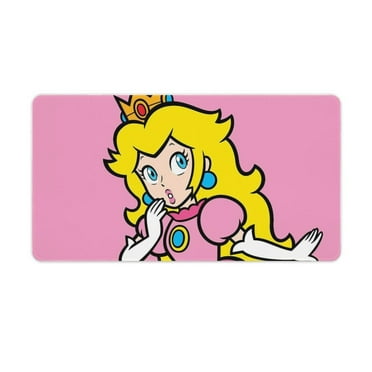 Princess Peach Desk Mat, Large Desk Pad Large Mouse Pad Desk Accessories Desk Pad Mat for Office Computer Keyboard Laptop Mouse Desk Pads