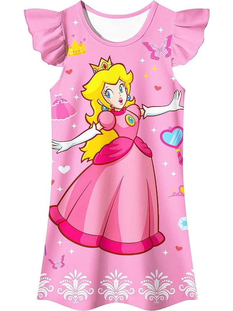 princess peach dress color Princess Peach Version Lighter Color- Princess Costume - Mario Game - Game Costume