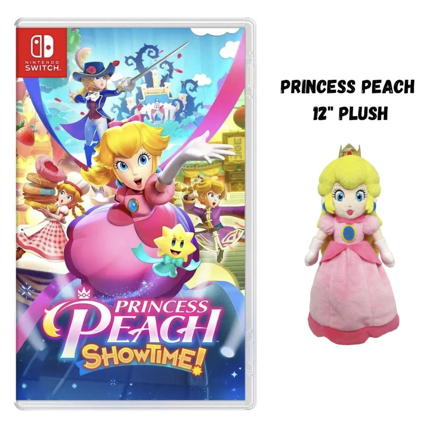 Princess Peach: Showtime! with Plush - Nintendo Switch - Region Free Version