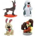 thumbnail image 1 of Princess Pets Max Dante Brother Fifi Dogs 4 PVC Cake Topper Figures 3”, 1 of 1