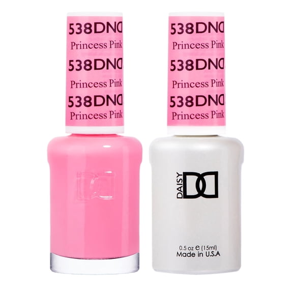 Princess Pink #538 & Matching Polish Set - DND Gel & Lacquer