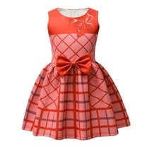 Princess Plaid Fairy Costume Dress up for Girl Birthday Party Fancy Outfits