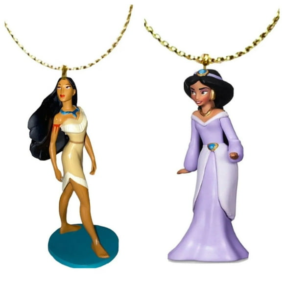Princess Pocahontas & Purple Jasmine PVC Ornament Figure Figurine Charm