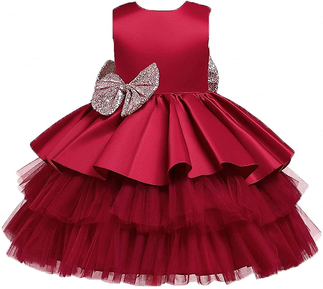 Girl Baby 1st Birthday Dress IBUY-1111GL Peach Maroon Girls Birthday Party  Dress Online – iBuyFromIndia