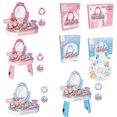 thumbnail image 1 of Princess Pretend Dressing Table Playset with Simulated Beauty Accessories, Makeup Pretend Play Toys, Fashion Salon Role Play Kit, Christmas Birthday Gifts, Toys for Toddler Baby Kids Girls, Age 3+, 1 of 7