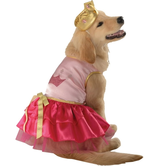 Cute Pink Princess Pup Dog Pet Costumes Size Small 11"