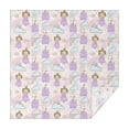 thumbnail image 1 of Princess Rainbow Castle Pattern Square Tablecloth,Waterproof Square Table Cover,Wipeable Spillproof Washable Table Cover for Home Kitchen Party Decor 52"x52"(132x132cm), 1 of 6