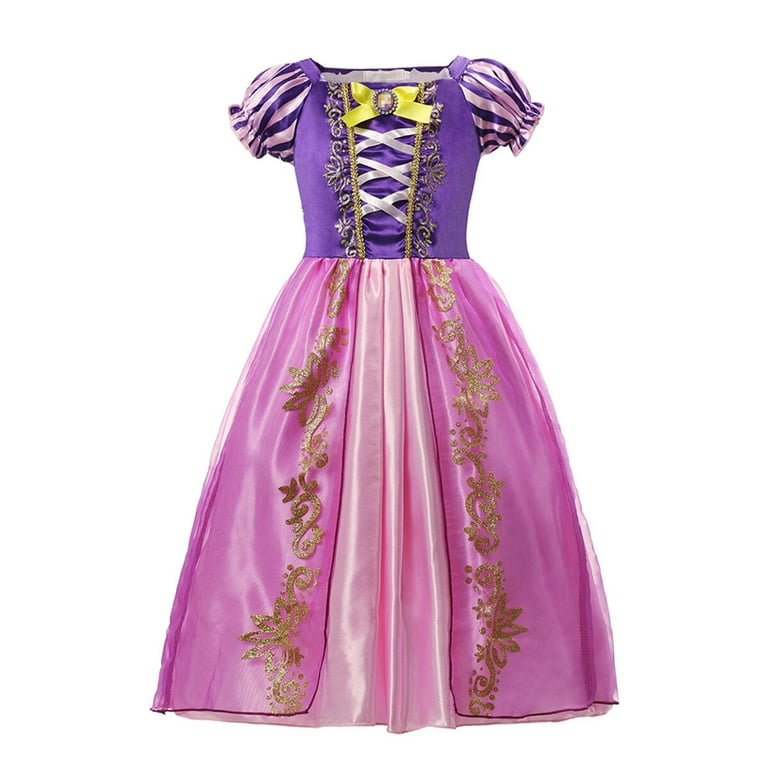 Disney's Tangled Little Kids Princess Rapunzel Dress Costume for