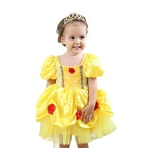 Princess Romper with Headband for Baby Girls Halloween Birthday Fancy Dress for 9-12M