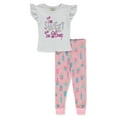 thumbnail image 1 of Princess Rose Girls' 2-Piece Sweet Pajamas Set Color: white Size: 2t, 1 of 1